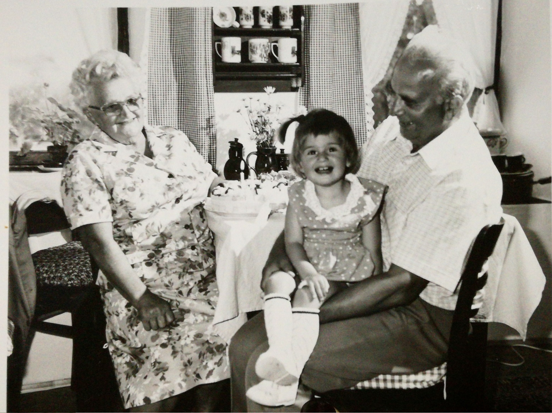 Moje babička, já a děda